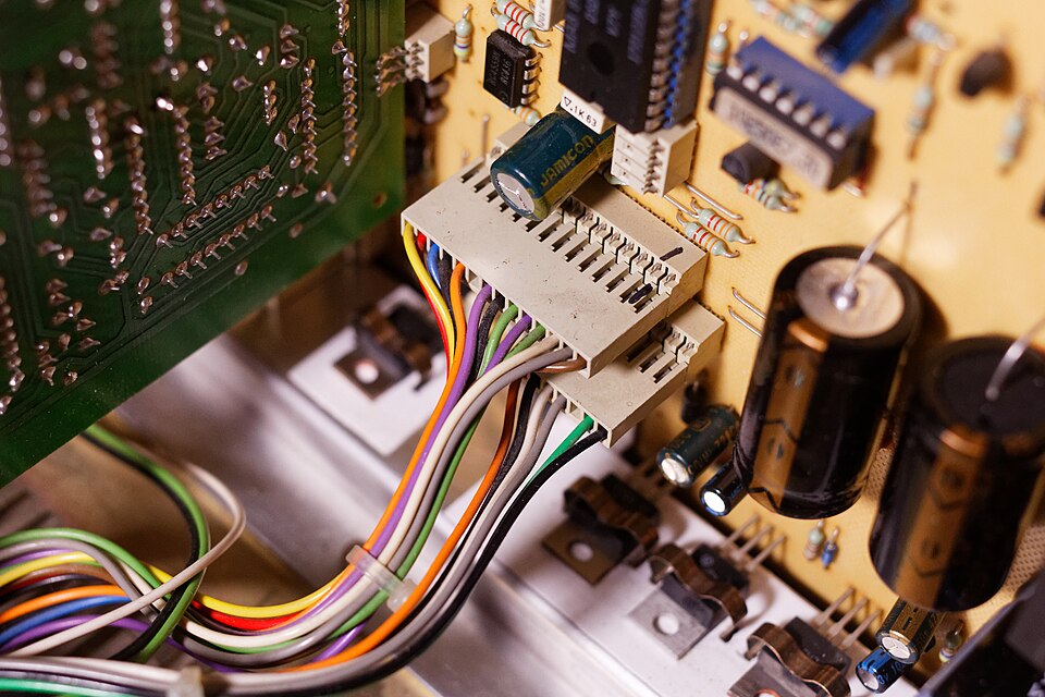 Wire harness inside electronic equipment